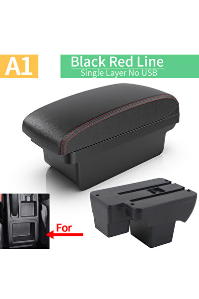 Choice4 A1 Black red NO USB For Volkswagen Polo Armrest box For VW Polo Car A...