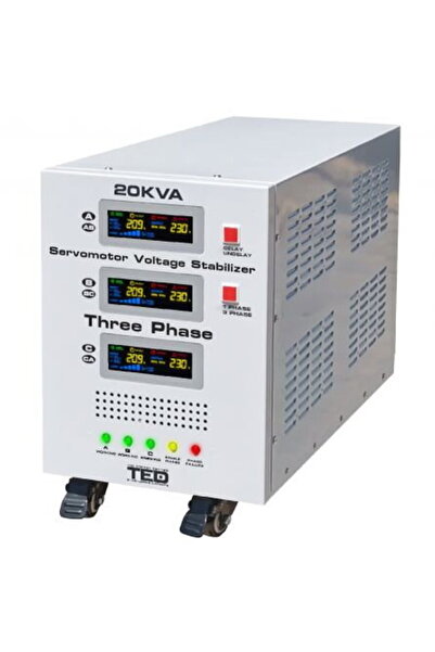 TED Electric Maximum network stabilizer 20KVA-SVC with three-phase-three-phas...