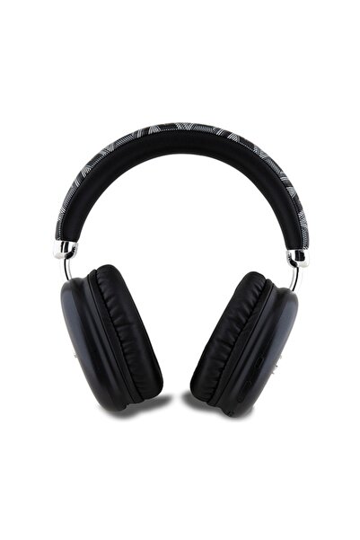 Guess Bluetooth Headphones with ANC, On-Ear, Leather, GCUBE Metallic Script L...