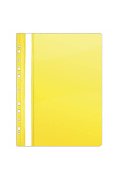 Noki Plastic File With Clip And Multi Holes Yellow