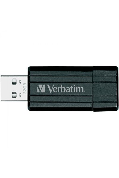 Verbatim PinStripe, 32 GB, USB 2.0, black