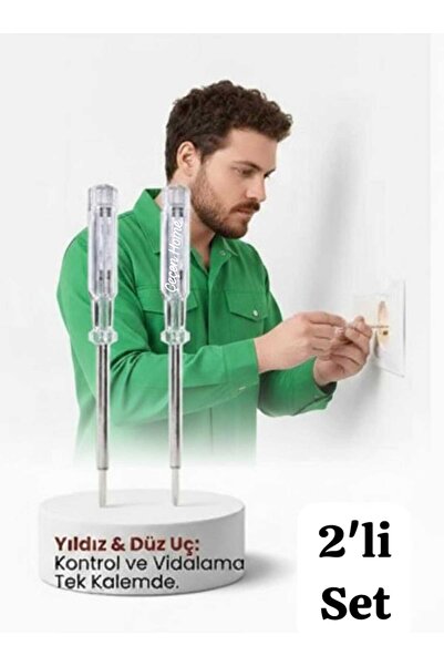 ÇEÇEN HOME 2-dijelni set električne olovke sa ravnim i zvezdastim vrhom, odvi...