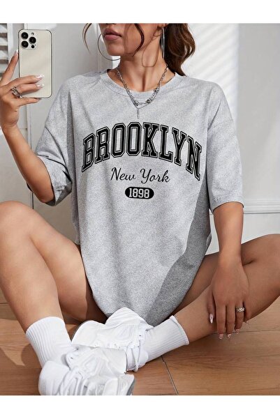 Luliana Printed premium quality washed street style oversize t-shirt