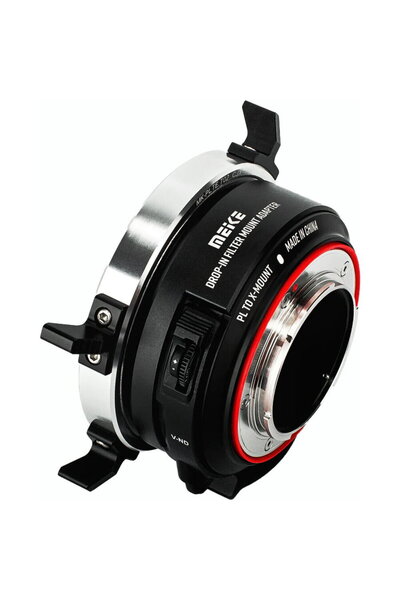 Meike Adaptor montura MK-PLTX-C de la Arri PL la Fuji X, cu filtre drop-in