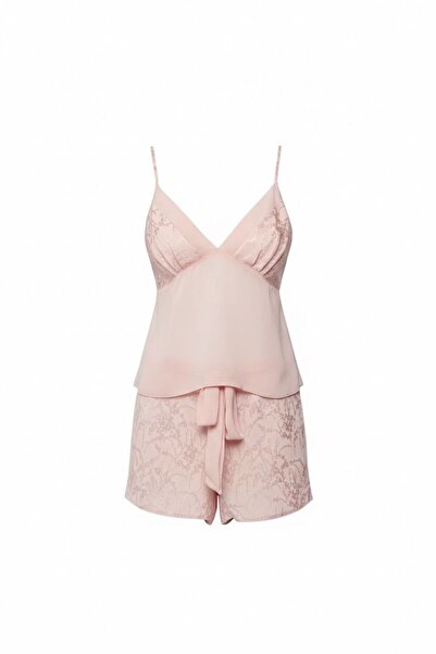 Bonnie Clyde Women's Viscose Strap Comfortable Powder Bottom-Top Pajama Set -...