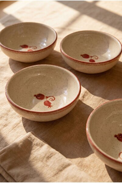Kütahya Porselen Ottoman Elegance 4 Piece 8 cm Bowl Set