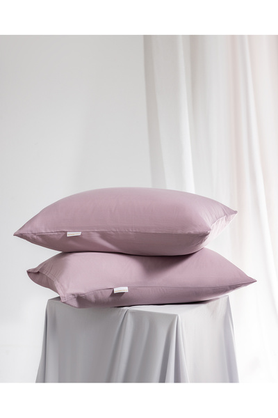 Madame Coco Ciel 100% Cotton Satin 2-Pack Pillowcase