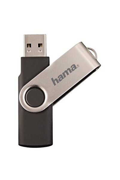 Hama USB Memory Rotate 16GB, USB 2.0, Black/Silver 94175