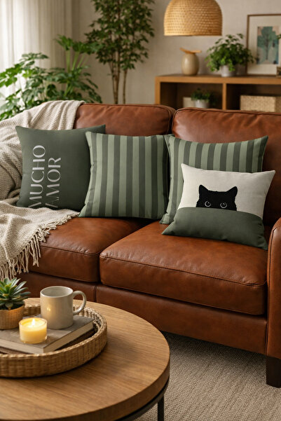 Evdek Dvostrano Štampano 4-dijelno Navlaka za jastuk 6EMD4