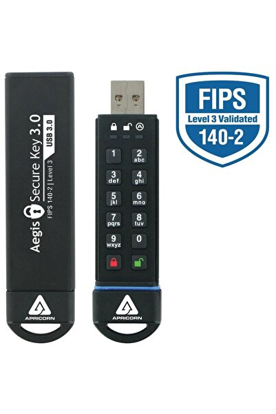 Apricorn Unitate flash S-USB 3.0 SecureKey de 240 GB