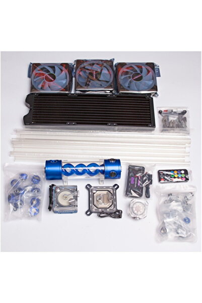 Generic Watercooling Intel LGA1200 cooling system blue