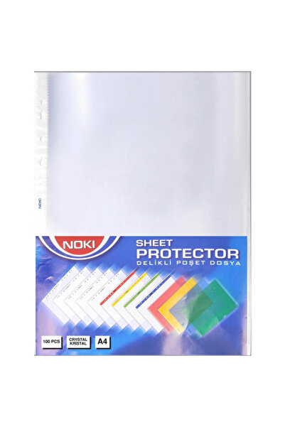 Noki Folii de protecție transparente A4 pentru hârtie, 45 microni, set de 100