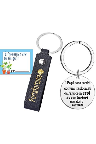 NO BRAND Dad Keychain Man Gift Birthday Keychain