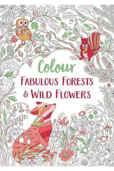 Michael O'Mara Books Fabulous Forests and Wild Flowers: An Anti-Stress Colour...