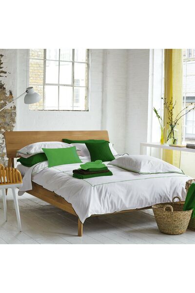 Orange Bed & Bath Astor Full | 100% Cotton Duvet Set , 8 Pieces