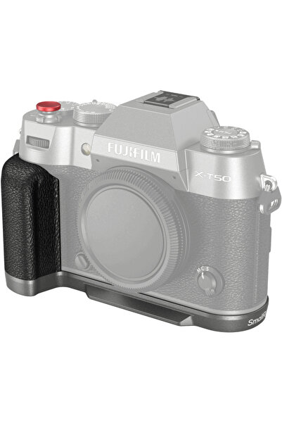 SmallRig 4712 Силиконова L-образна дръжка за Fujifilm X-T50 в цвят въгленово ...