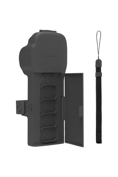 Other Husă de protecție Sunnylife cu curea și șnur pentru Osmo Pocket 3 (gri)
