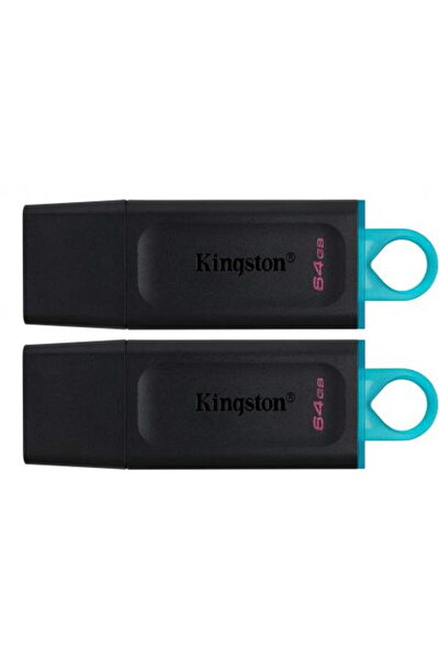 Kingston 64GB DT EXODIA USB3.2 GEN 1, 64GBx2 buc, Negru