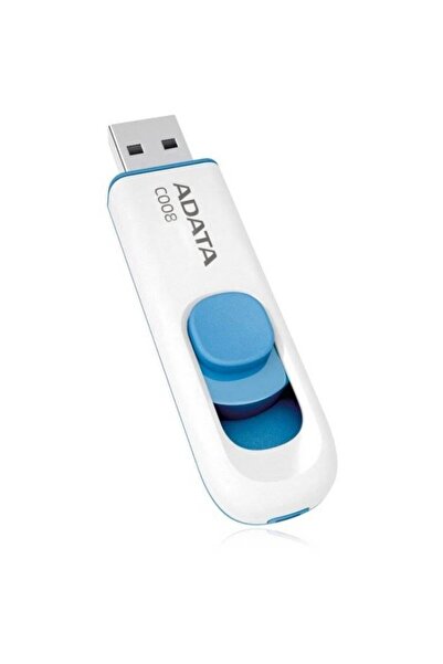Adata USB memory AC008-32G-RWE, 32GB, USB2.0, white+blue