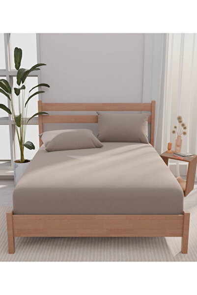 Apricitas HOME Double Bed Sheet Set Urban Beige 180X200 cm