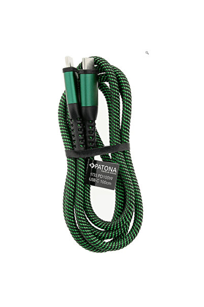 Patona Cablu de alimentare 100W USB-C cu USB-C 100 cm Premium 1733-P