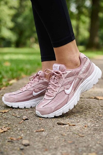 Nike Women's Pink Sneakers - Retro Design Running Shoes Casual Sports Stylish...