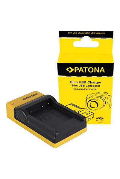 Patona Panasonic DMW-BCF10E 151549 Slim micro-USB Charger