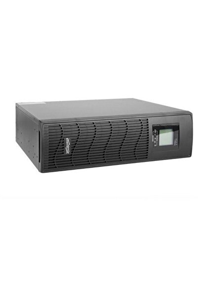 Gembird 3000VA, rack 19" 3.4U, Pure Sine, 6xIEC,1xSchuko230V,LCD