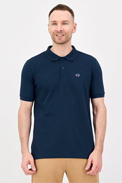 Champion Men Sportswear Fit Short Sleeve Outdoor Polo Shirt, Navy