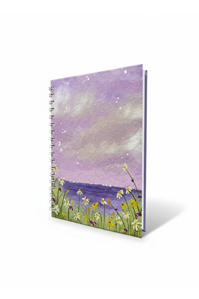 Lizy Spiral Bound Hardcover Notebook - 17X24Cm - 120 Sheets