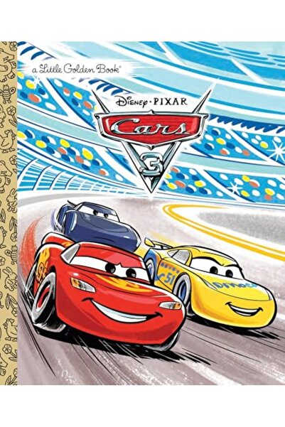 Random House USA كتاب السيارات 3 الذهبي الصغير (ديزني/بيكسار سيارات 3)