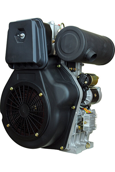 Genel Markalar GoldMoto Dizel Motor 15Hp Marşlı Krank Mili Konik GM1100F-G1A