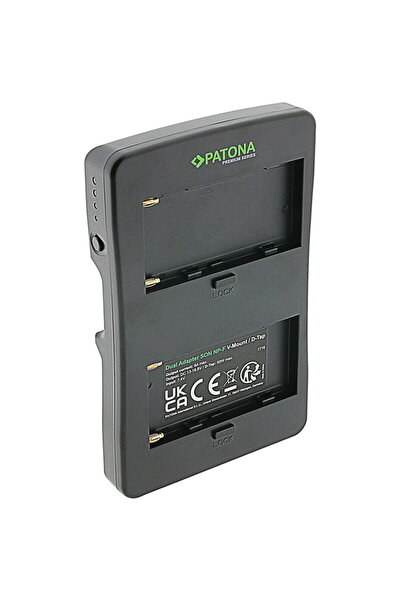 Patona Premium V-Mount pentru 2x baterii Sony NP-F la conector V-Mount -1716