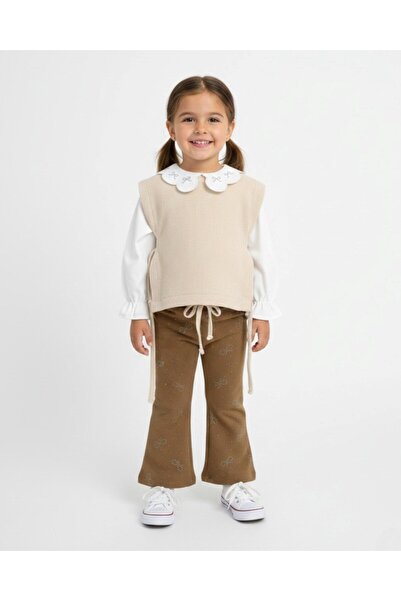 VOY KİDS Сезонен пуловер, блуза и панталони в испански стил за момичета 3-час...