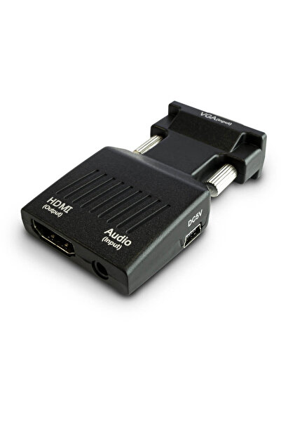 Savio Convertor VGA la HDMI CL-145, Audio, Full HD Negru