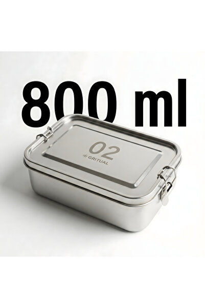 GRITUAL 304 Stainless Steel Casseroles: Zero Microplastics, 100% Leakproof. 5...
