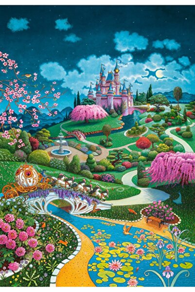 Castorland Puzzle 1000 pieces - Cinderella's Castle (Castorland-105243)