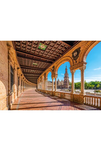 Castorland Puzzle 1000 pieces - Spanish Square, Seville, Spain (Castorland-10...