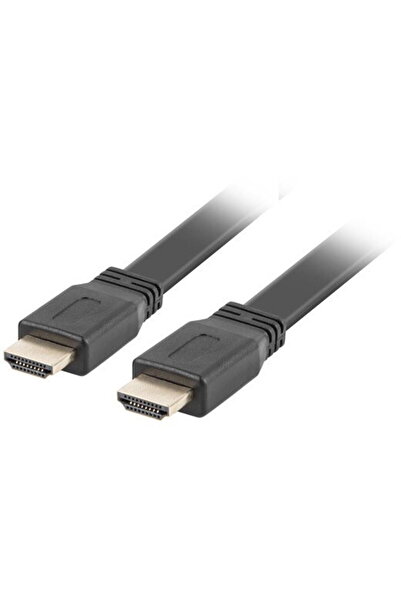 Lanberg CA-HDMI-21CU-0005-BK Cablu HDMI 0,5 m HDMI Tip A (Standard) Negru