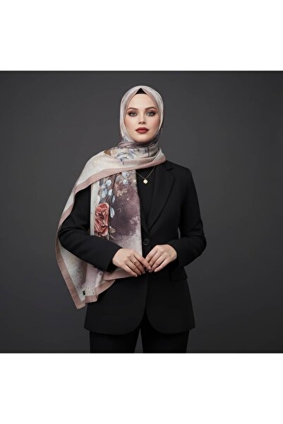 TAMA شال بنمط الورد