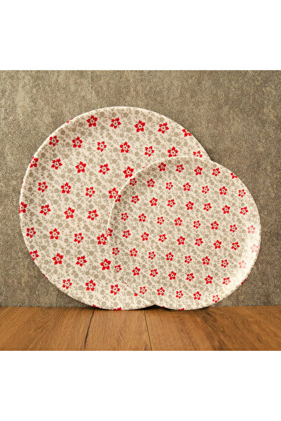 G Gültaş Melamin ve Plastik 6 Küçük (17,5 cm) + 6 Büyük (25 cm) Melamin Pasta...