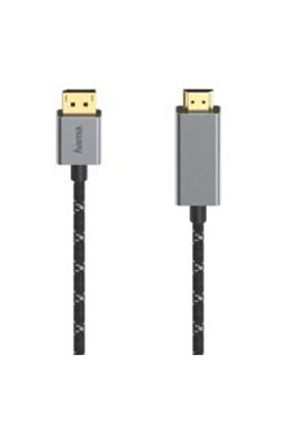 Hama Cablu video, mufă DisplayPort - mufă HDMI™, Ultra-HD 4K la 60 Hz, alumin...