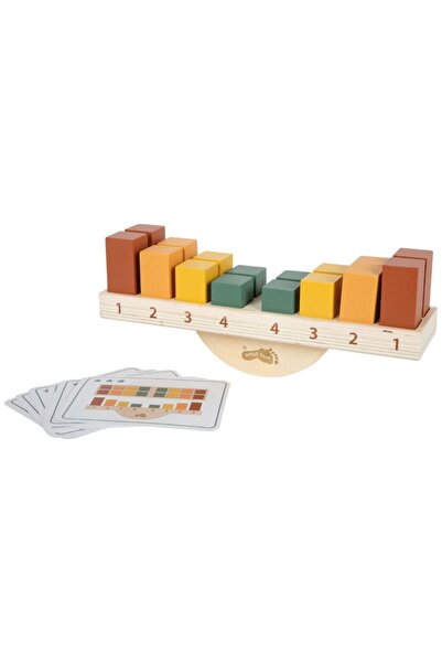 Small Foot Joc educativ de echilibru Montessori din lemn FSC®, 16 piese, Smal...