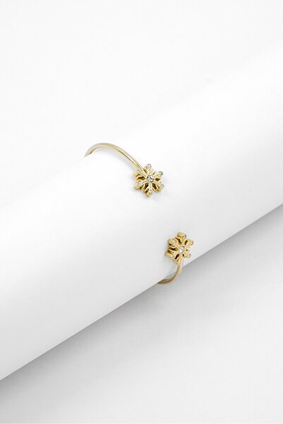 Alex and Ani Women Snowflake Flex Cuff, Gold