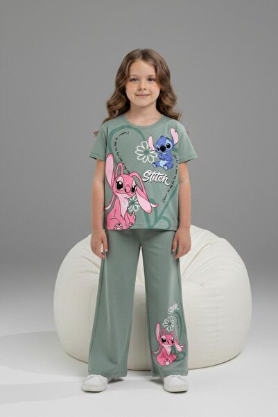 ÖRZİ Kids set de vară cu imprimeu, cu mâneci scurte, din două piese