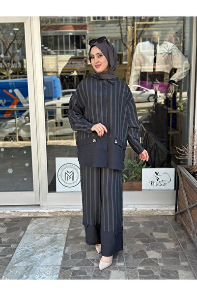 Ceremony İSTİRİDYE DETAYLI PANTOLONLU TAKIM