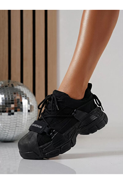 Zaira Women's black textile sneakers Hellen #24513 - 40