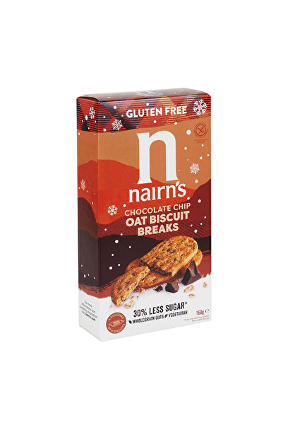 Nairn Gluten-Free Oatmeal Biscuits with Chocolate Chips 160 g