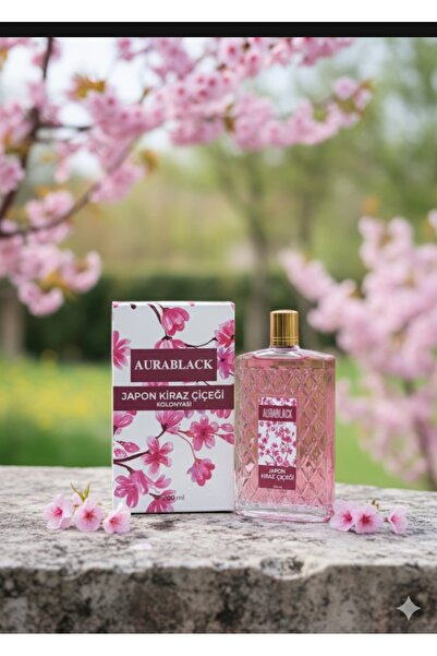 AURABLACK PERFUME Aurablack Japon kirazı çiçeği kolonyası 200 ml