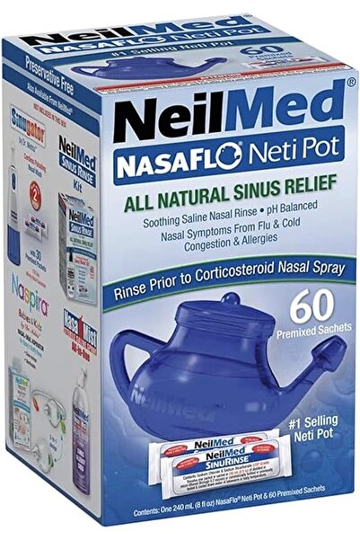 NeilMed Irigație nazală Neti Pot, NeilMed, NasaFlo, Gravity Flow, Sinus Relie...